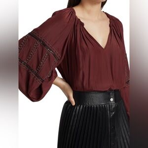 RAMY BROOK Sally Beaded Blouse Sz XS‎